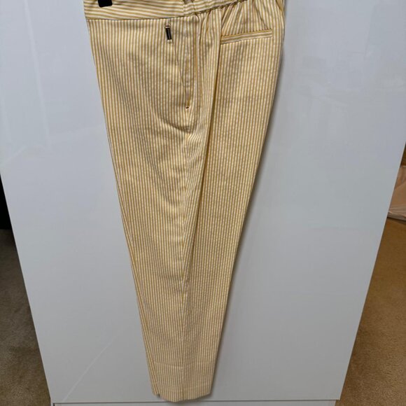Tommy Hilfiger Yellow striped Ankle pants - Picture 3 of 3